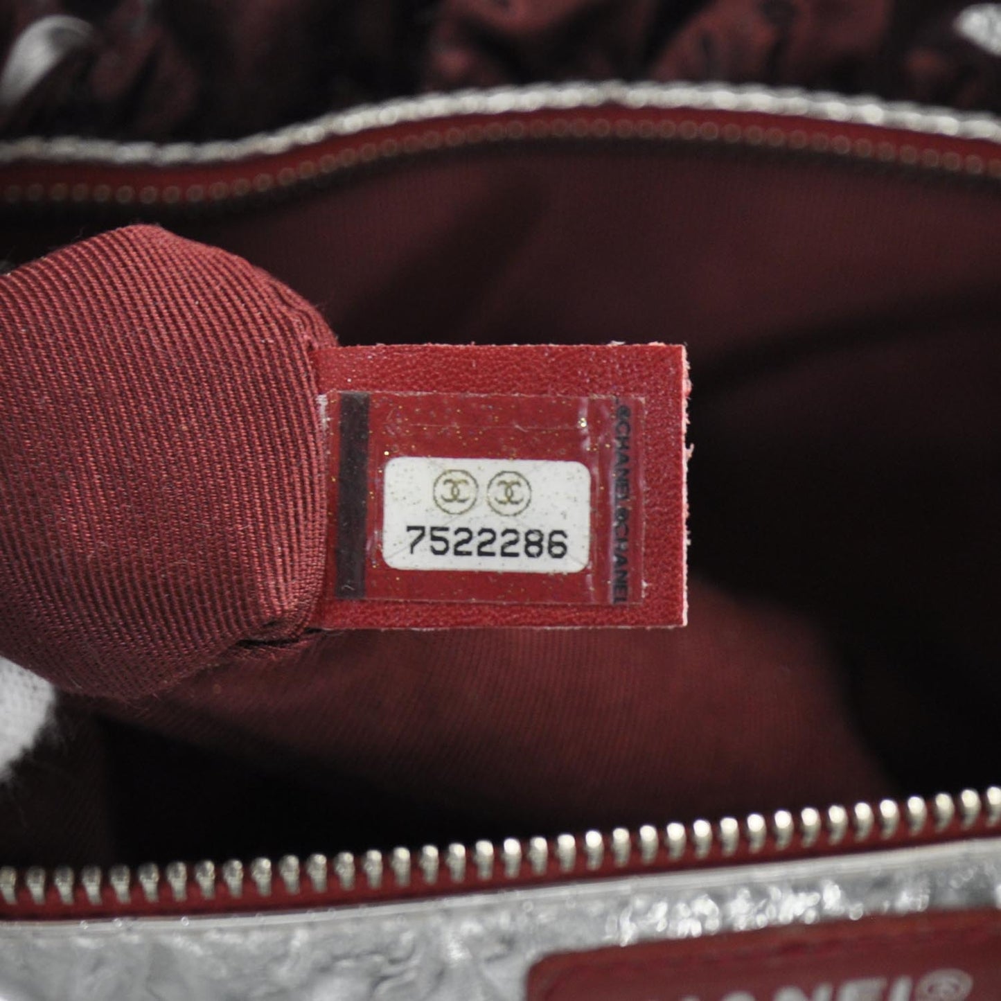 N°5 Foil Quilted Shopping Tote