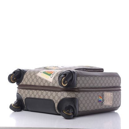 Gucci GG Supreme Monogram Courrier Carry On Trolley Brown 4 of 11