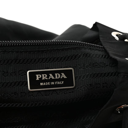 Prada Nylon Vela Medium Backpack Black 6 of 10