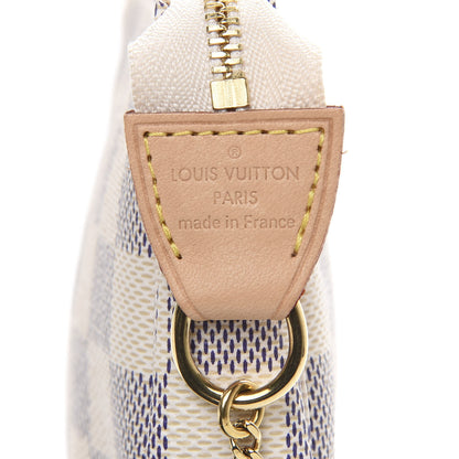 Louis Vuitton Damier Azur Mini Pochette Accessories 7 of 9