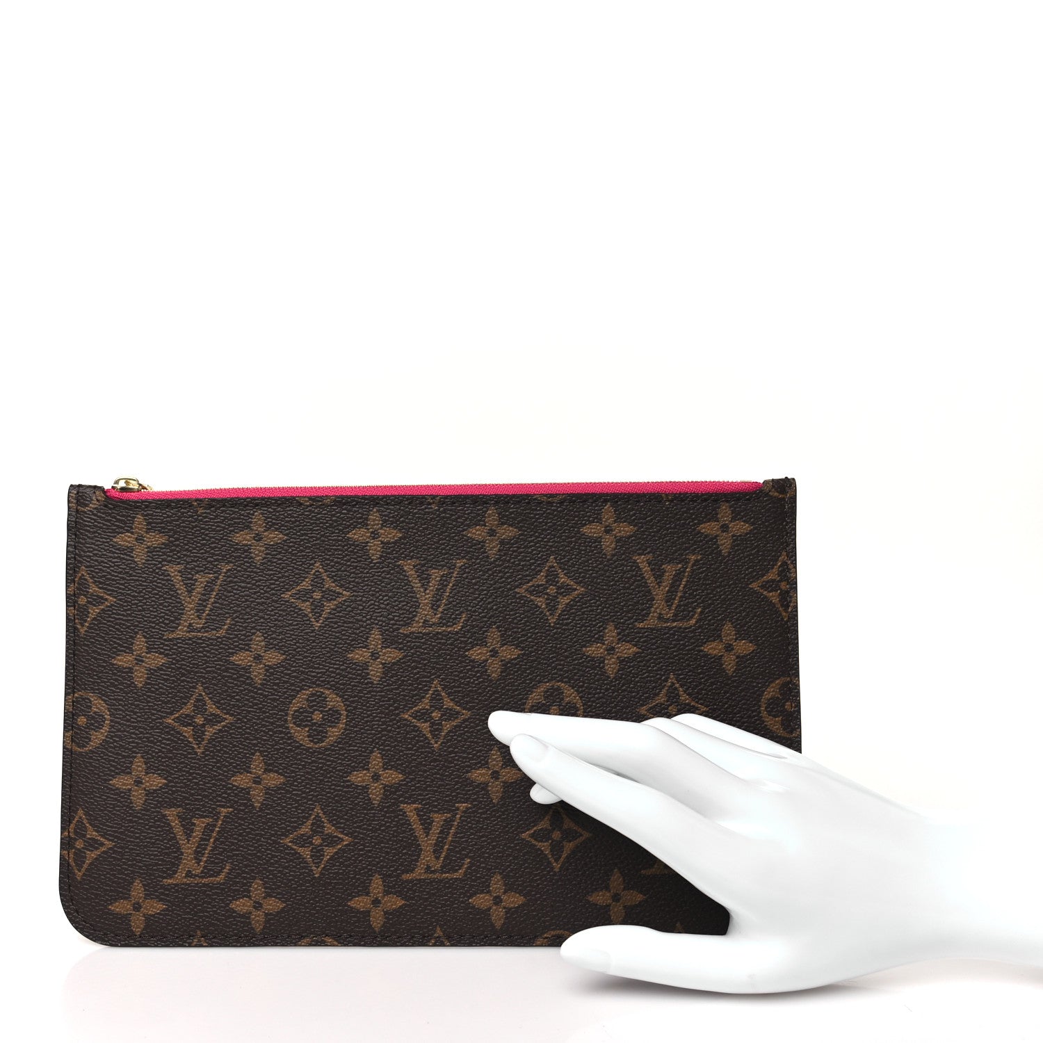 Louis Vuitton Monogram Neverfull MM GM Pochette Pivoine 2 of 9