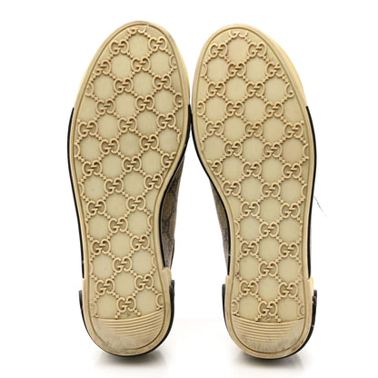 Gucci GG Monogram Web Womens Script Sneakers 36 Brown 5 of 10