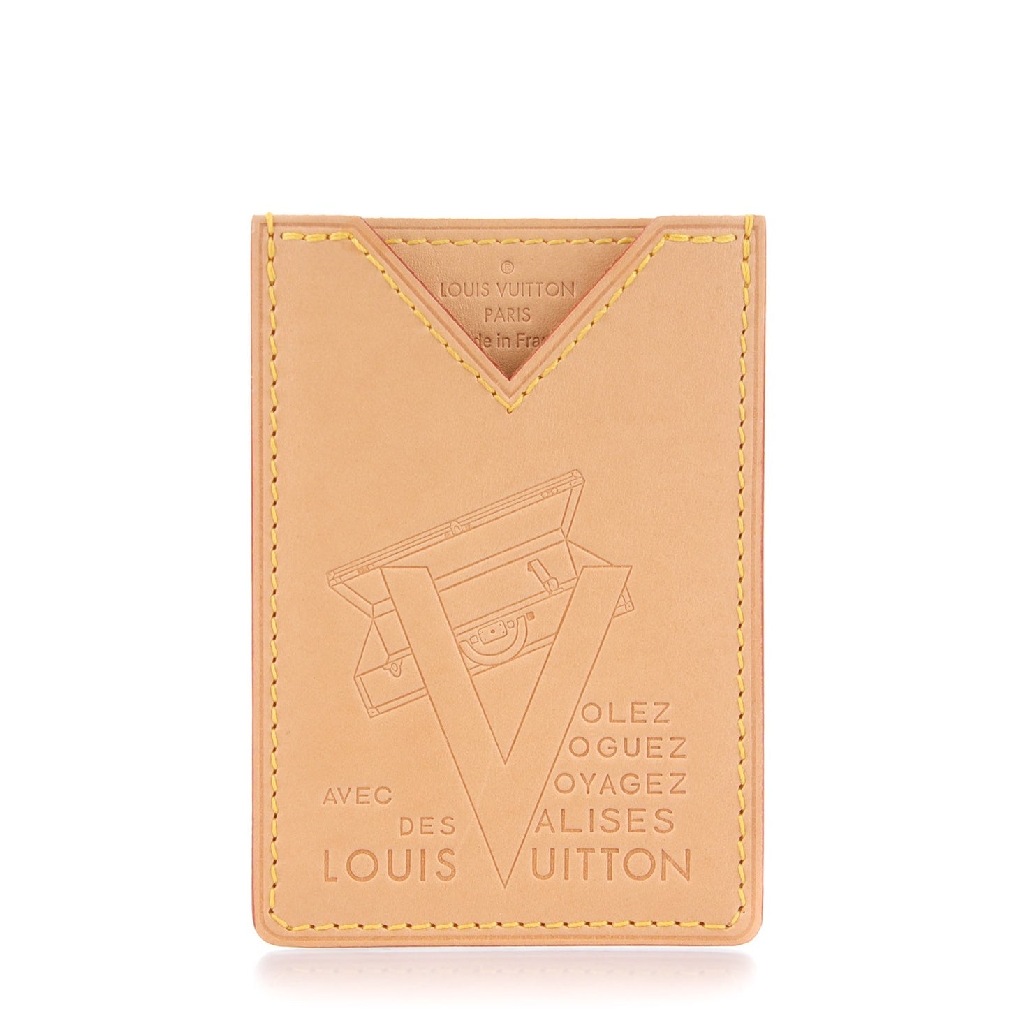Vachetta Voyages Card Holder