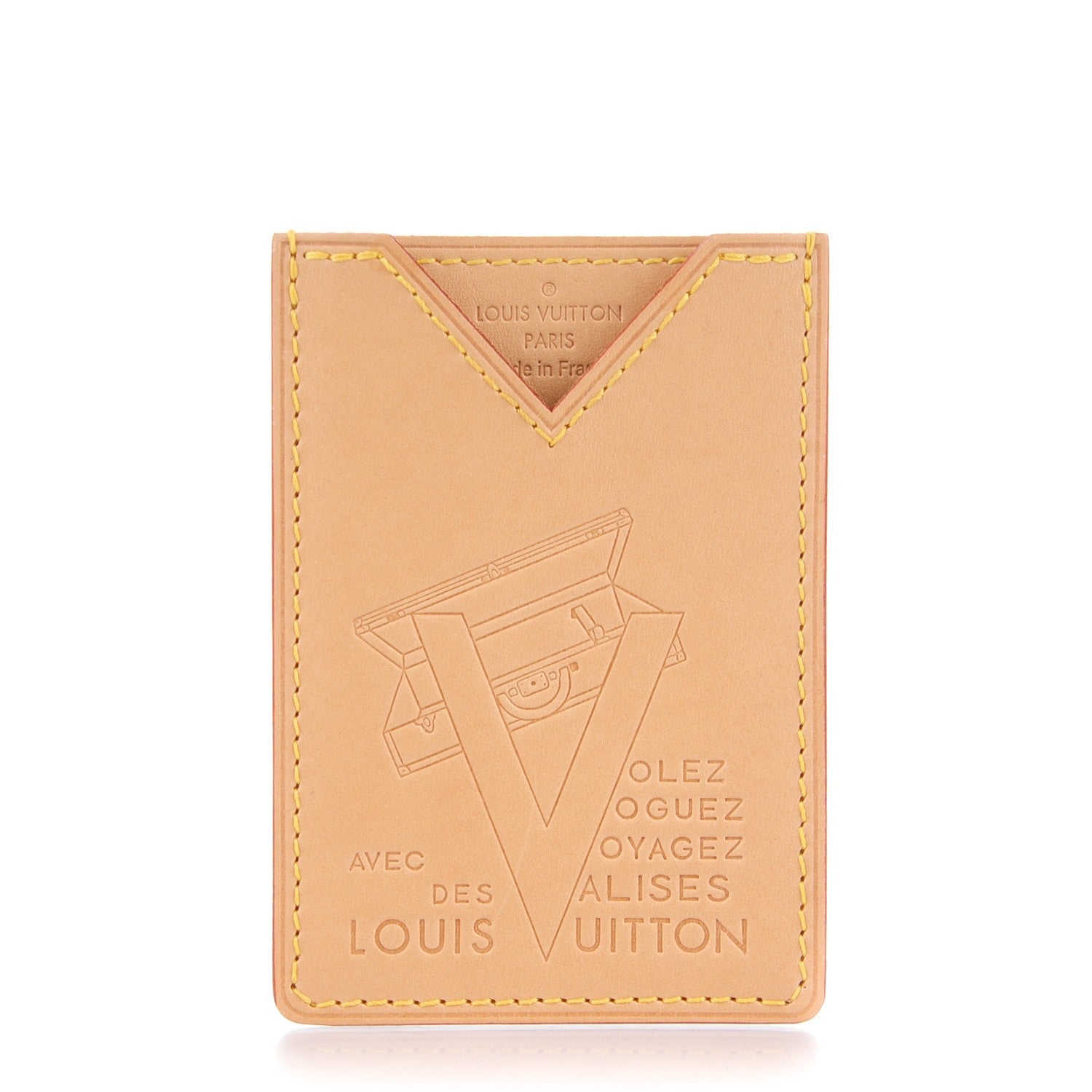 Louis Vuitton Vachetta Voyages Card Holder 1 of 5