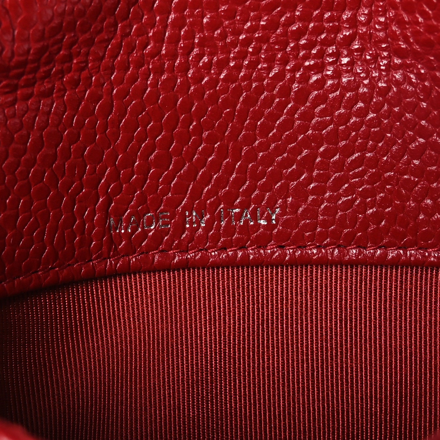 Chanel Caviar Quilted Coin Purse Red 8 of 10