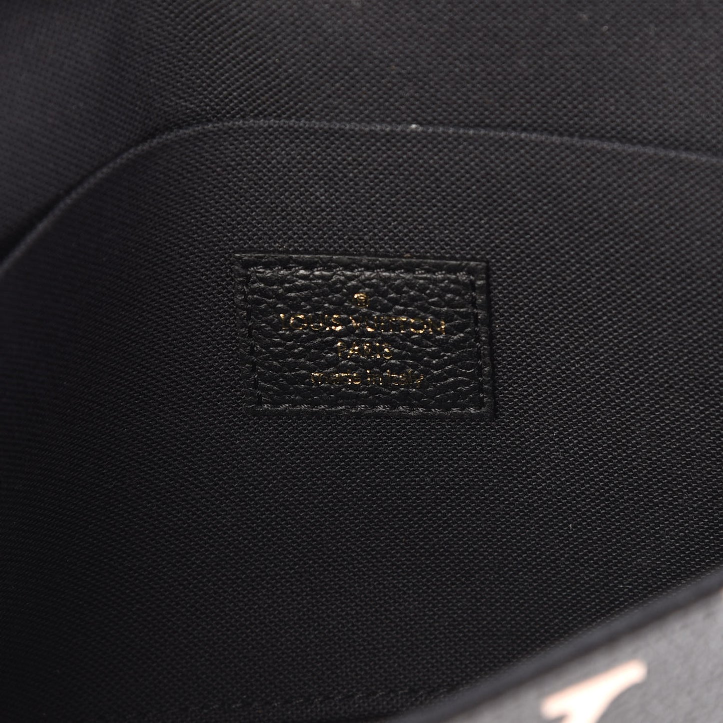 Empreinte Monogram Giant Crafty Pochette Felicie Black Creme
