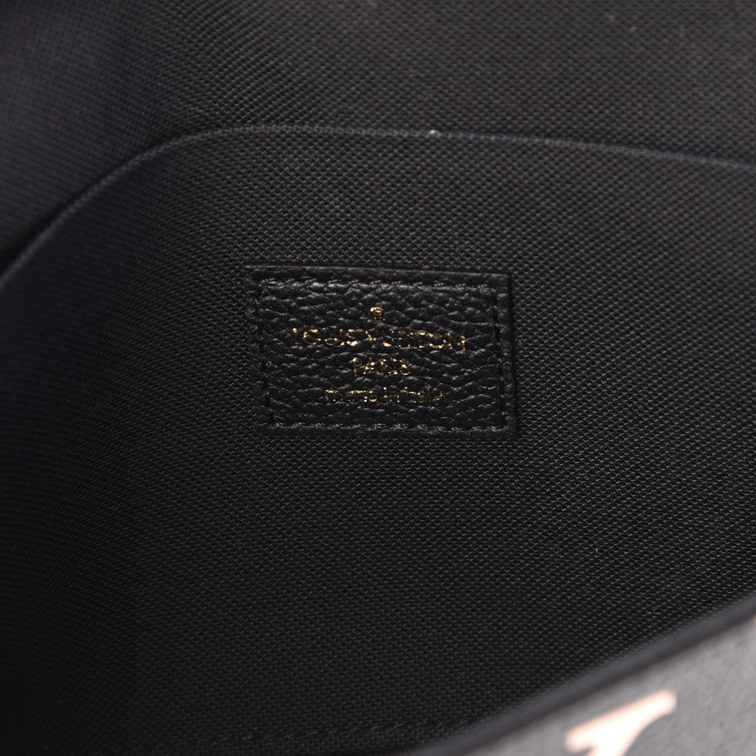 Louis Vuitton Empreinte Monogram Giant Crafty Pochette Felicie Black Creme 7 of 9