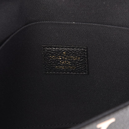 Louis Vuitton Empreinte Monogram Giant Crafty Pochette Felicie Black Creme 7 of 9