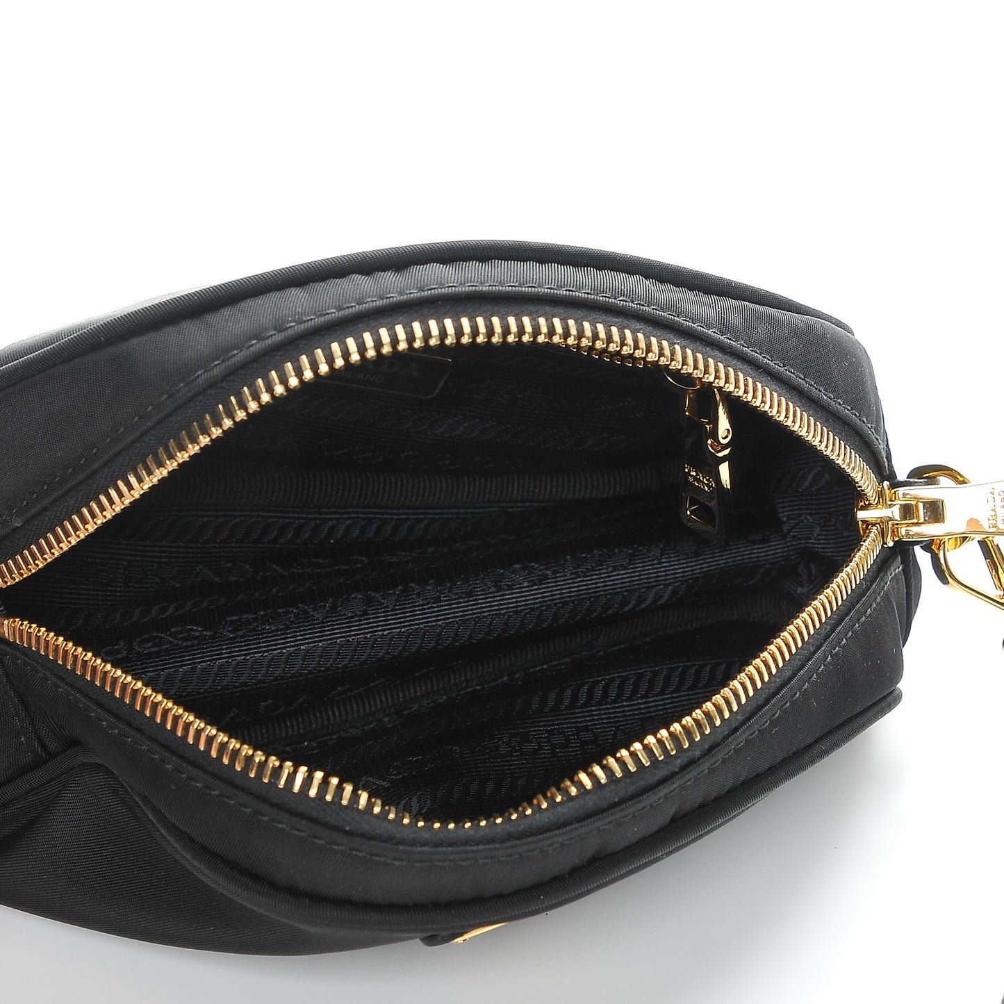 Tessuto Nylon Wristlet Nero Black