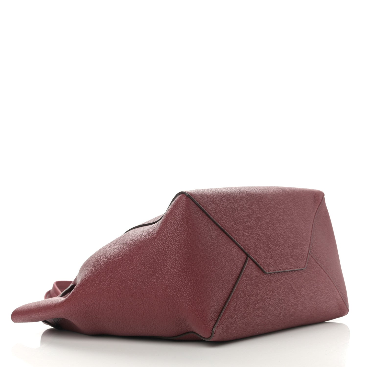 Celine Soft Grained Calfskin Small Belt Cabas Phantom Light Burgundy 3 of 10