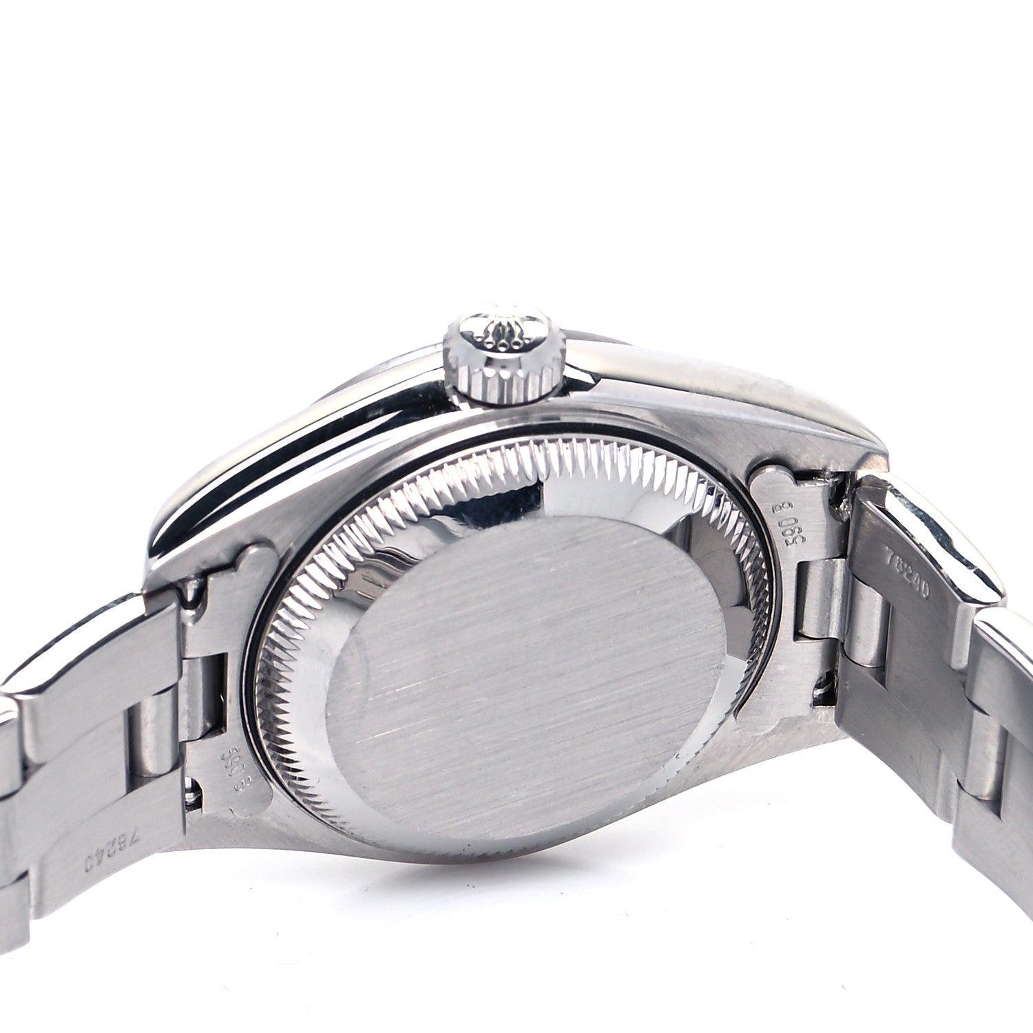Rolex Stainless Steel 26mm Oyster Perpetual Date Watch White Roman 79160 7 of 8