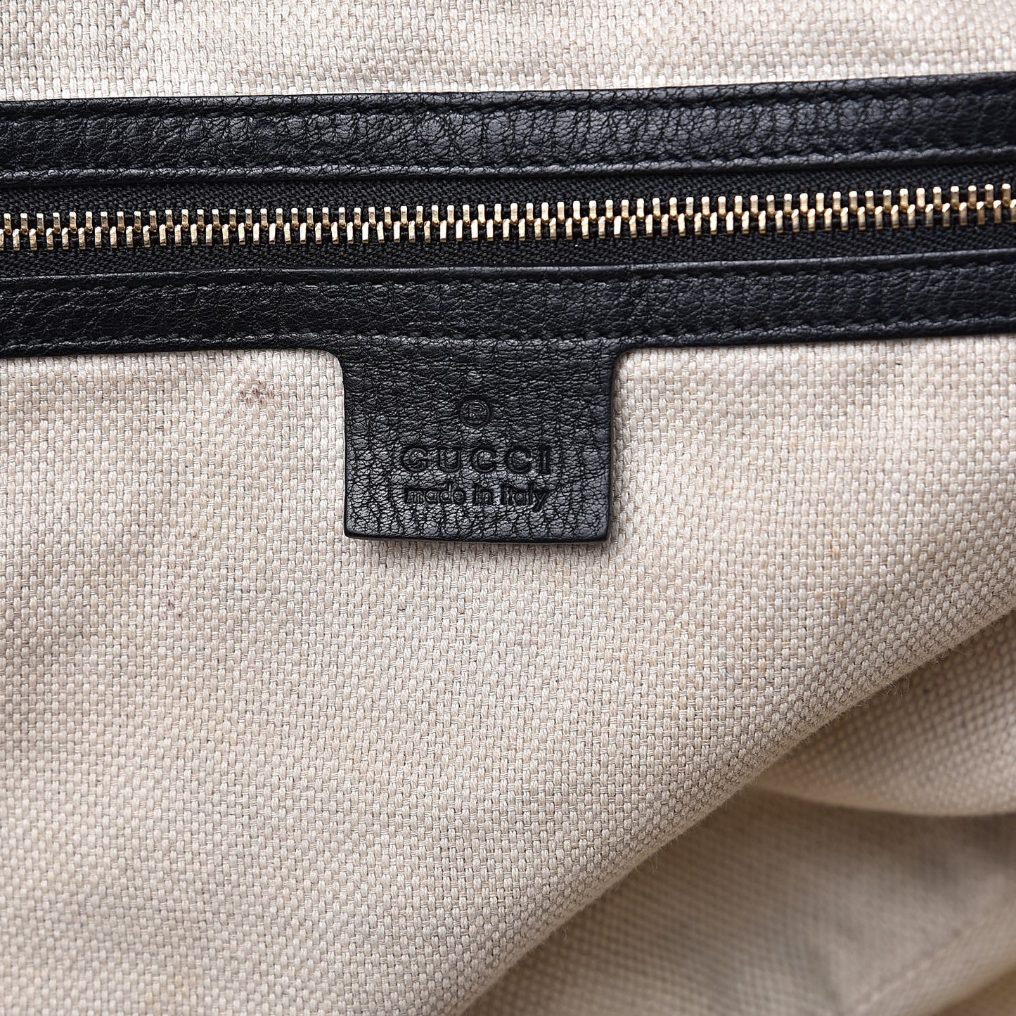 Pebbled Calfskin Medium Soho Bowler Black
