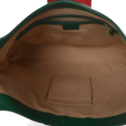 Gucci Calfskin Web Stripe Medium Dionysus Hobo Emerald 5 of 10