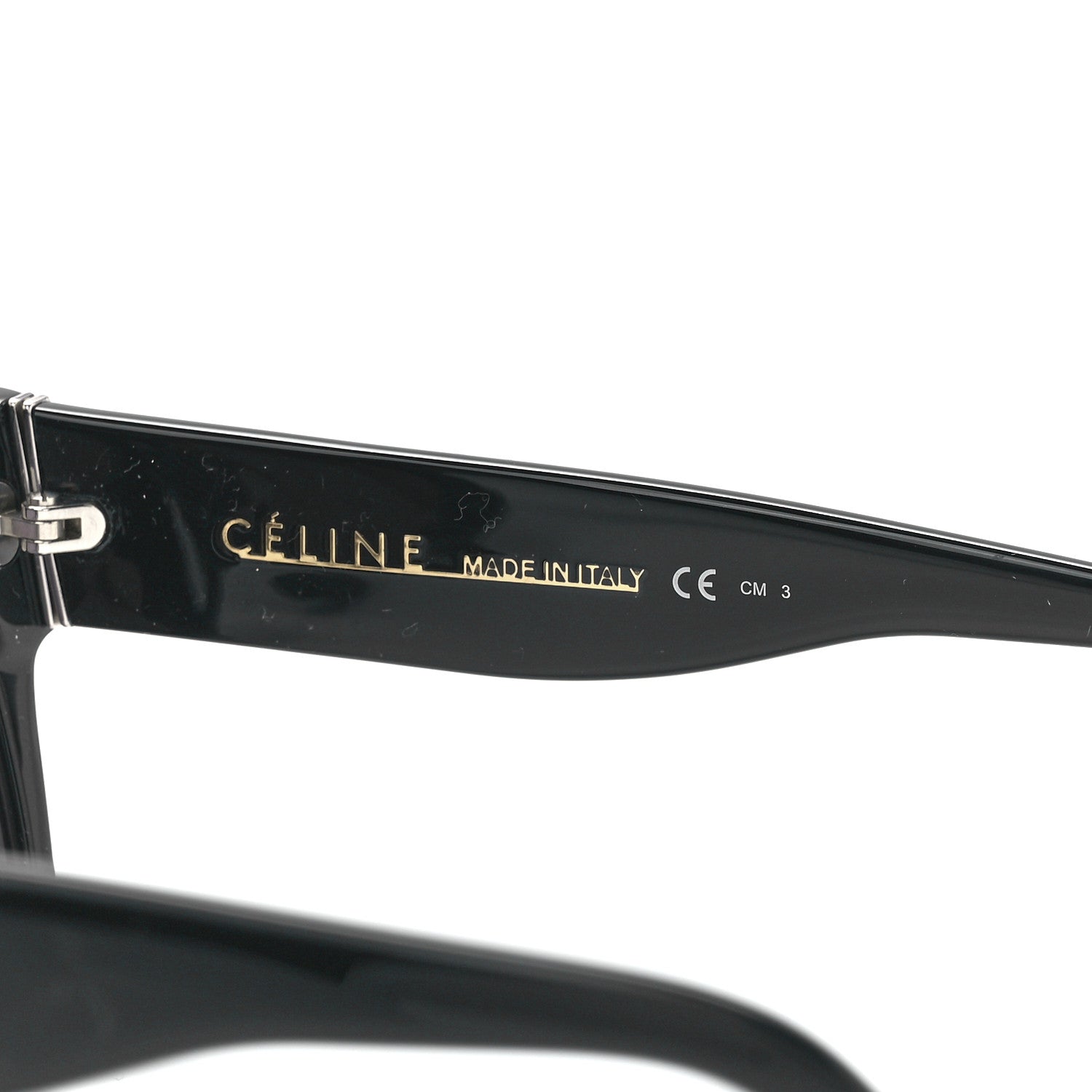 Celine Polarized ZZ Top Sunglasses CL 41756 Black 6 of 6