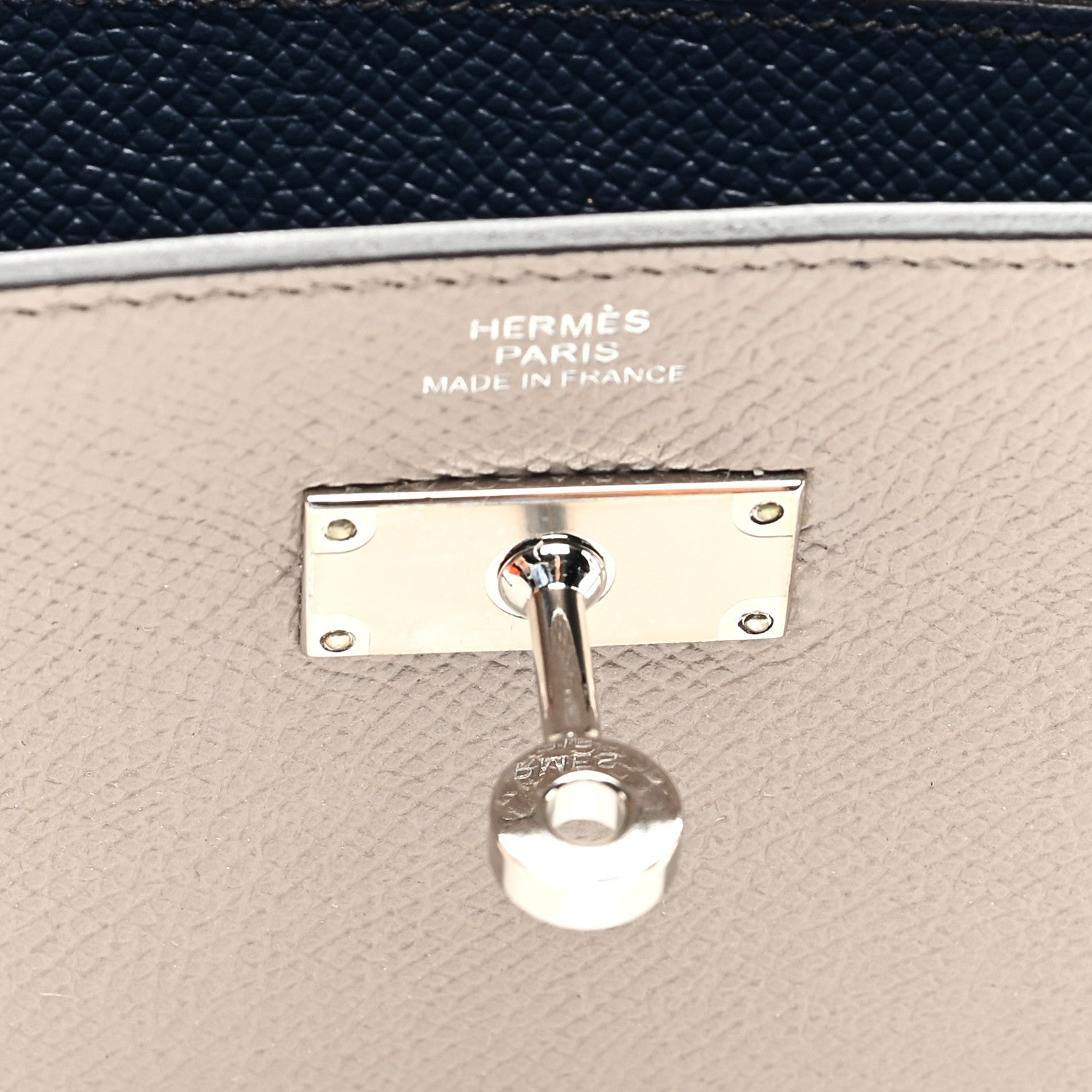 Hermes Epsom Verso Kelly Longue Wallet Gris Asphalt Bleu Indigo 6 of 6
