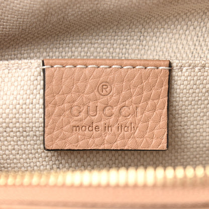 Gucci Pebbled Calfskin Small Soho Disco Bag Camelia 6 of 9