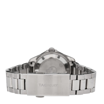 Tag Heuer Stainless Steel Ceramic Diamond Blue Mother of Pearl 35mm Aquaracer Quartz Watch WAY131L 3 of 5