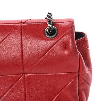Saint Laurent Lambskin Patchwork Monogram Small Jamie Red 19 of 22