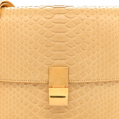 Celine Snakeskin Medium Classic Box Yellow 7 of 12
