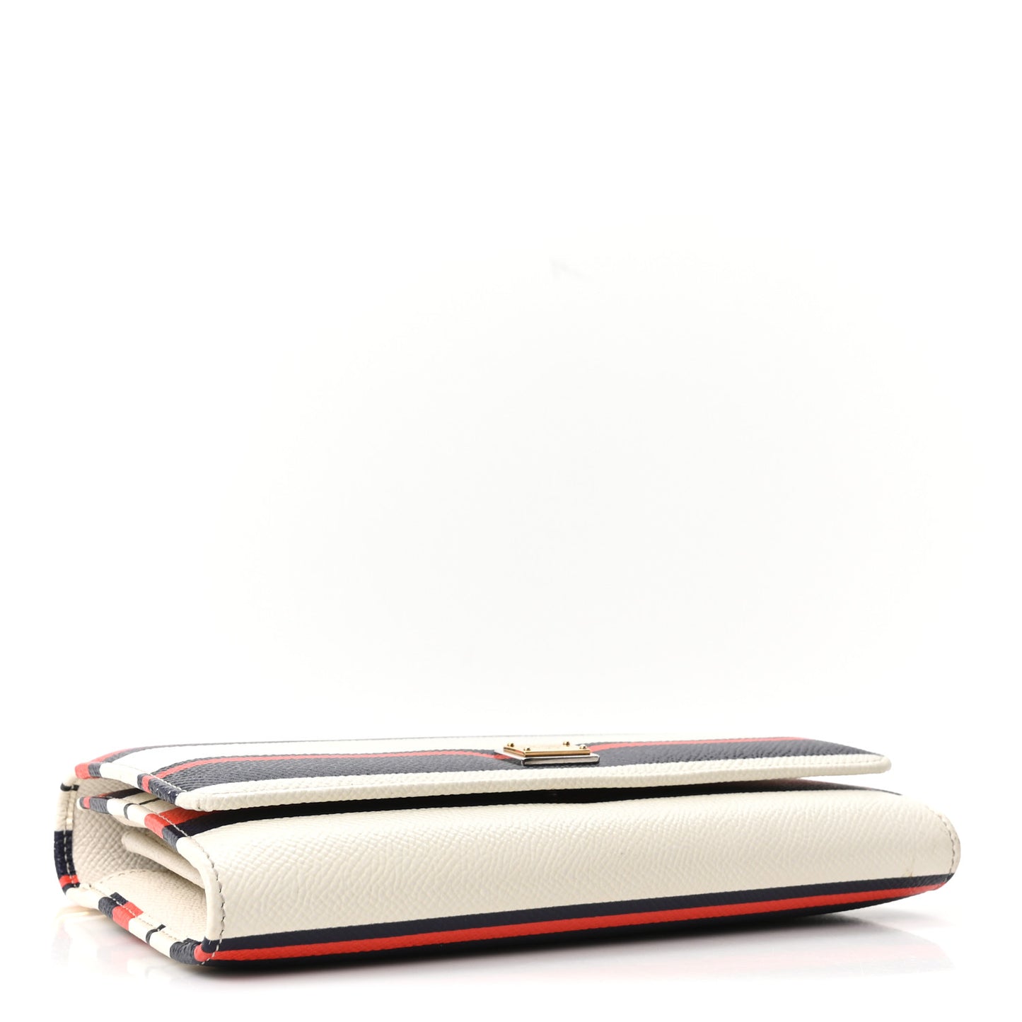 Dauphine Striped Mini Miss Sicily Chain Wallet