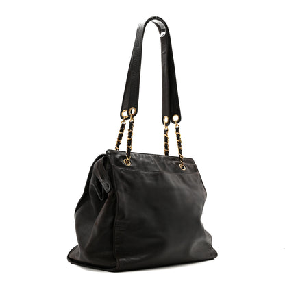 Chanel Lambskin CC Shoulder Bag Black 3 of 15