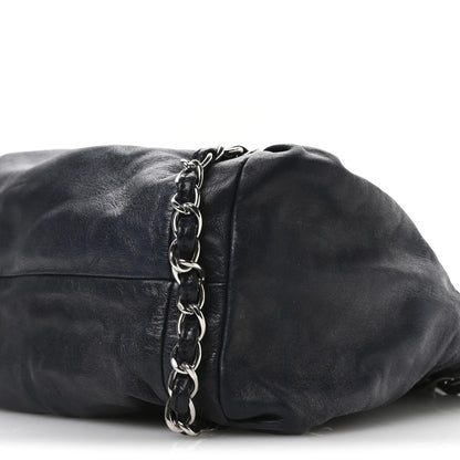 Chanel Lambskin Large Sharpei Shoulder Bag Blue 10 of 10