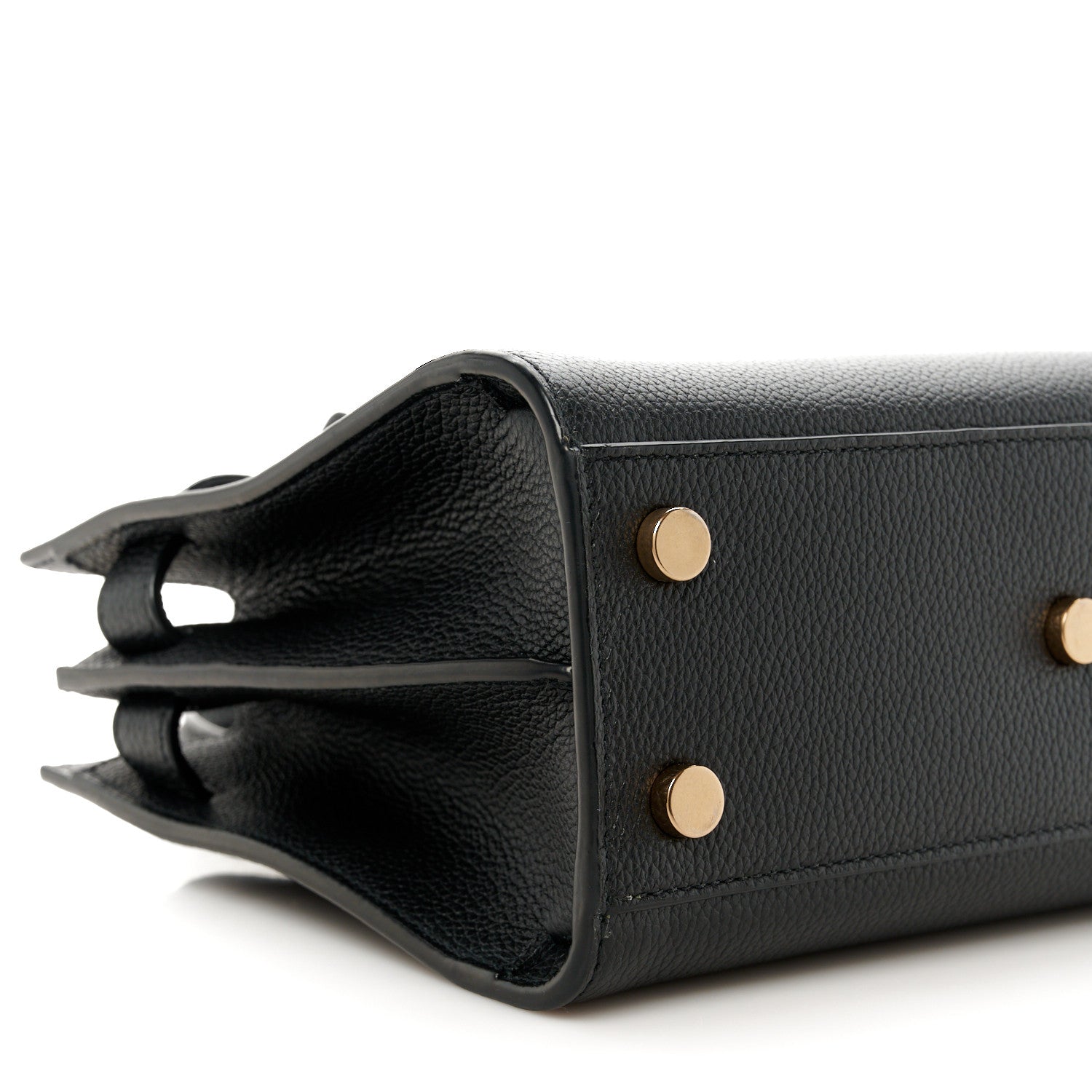 Saint Laurent Grained Calfskin Nano Supple Sac De Jour Black 9 of 10