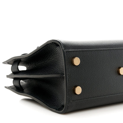 Saint Laurent Grained Calfskin Nano Supple Sac De Jour Black 9 of 10