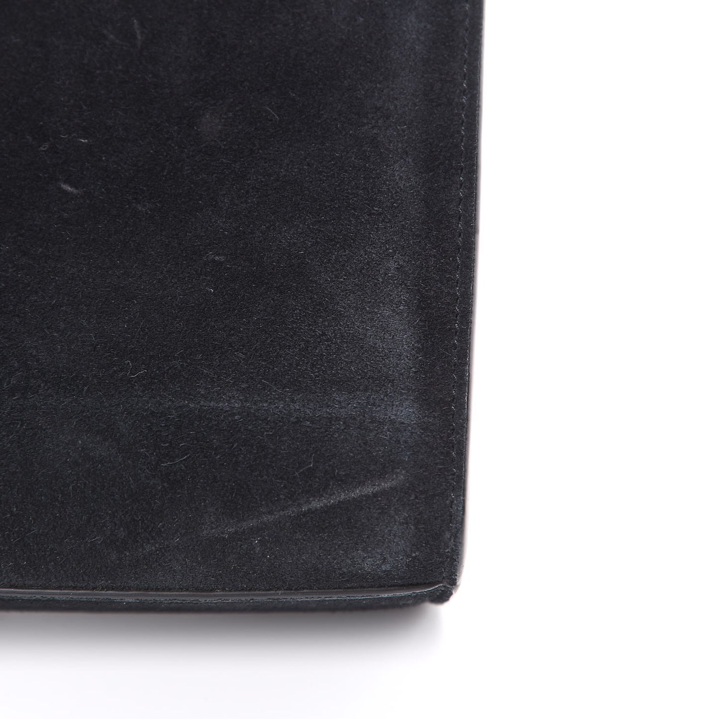Suede Crystal Medium Classic Monogram Kate Satchel Black