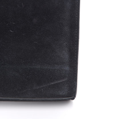 Saint Laurent Suede Crystal Medium Classic Monogram Kate Satchel Black 9 of 12