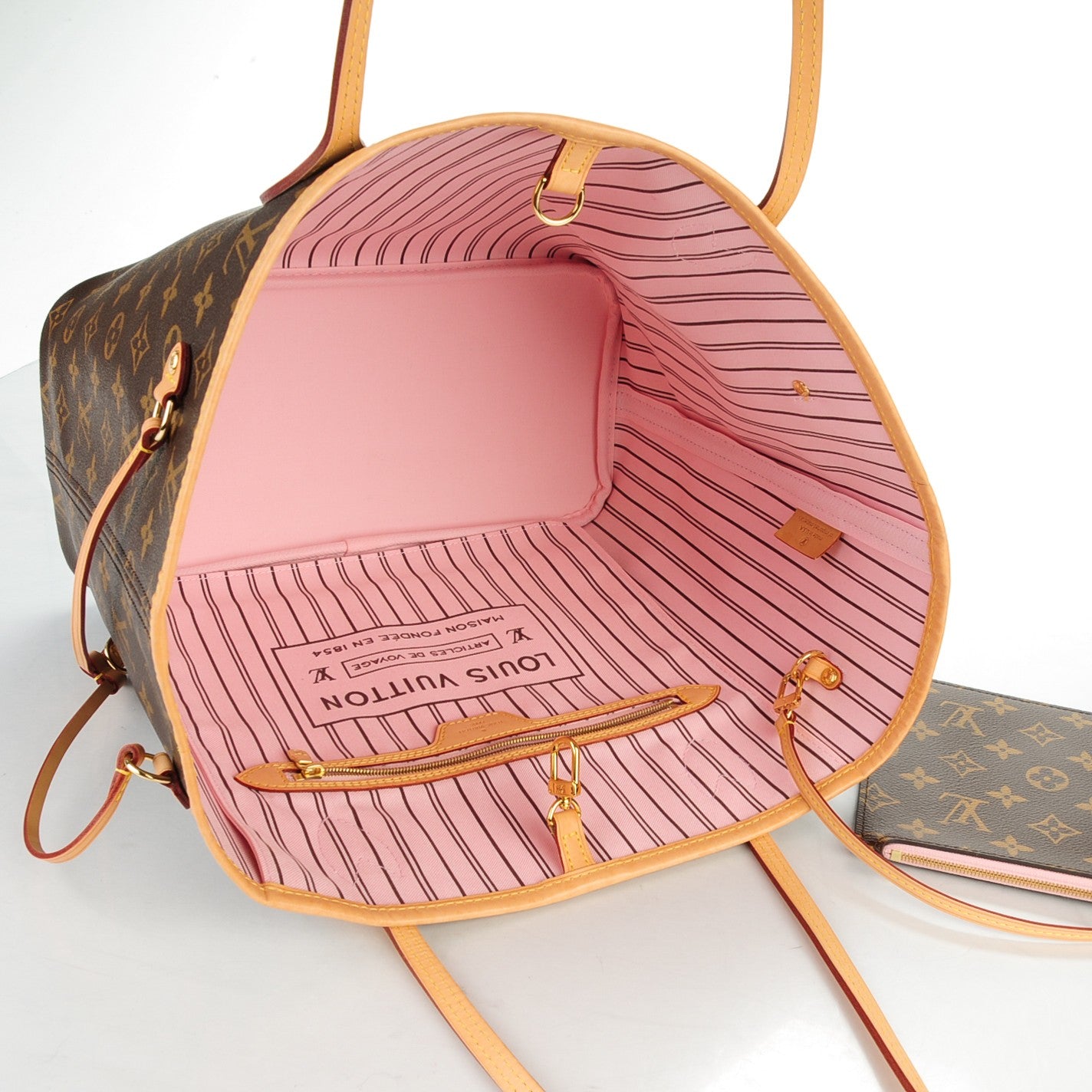 Monogram Neo Neverfull MM Rose Ballerine