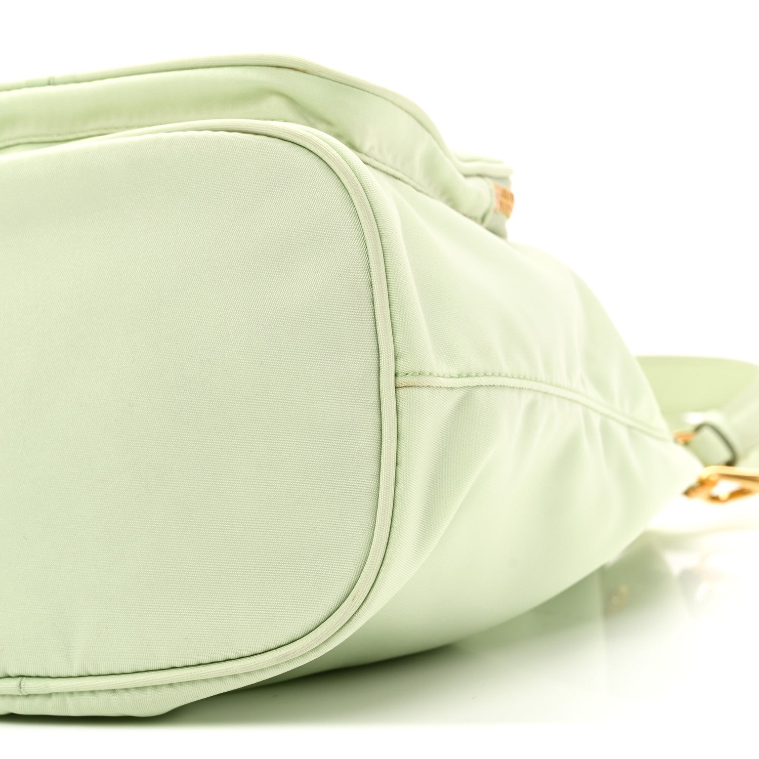Prada Re-Nylon Saffiano Duet Bucket Crossbody Bag Acqua 10 of 10