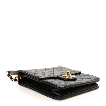 Chanel Goatskin Quilted Chic Pearls Flap Black 4 of 11