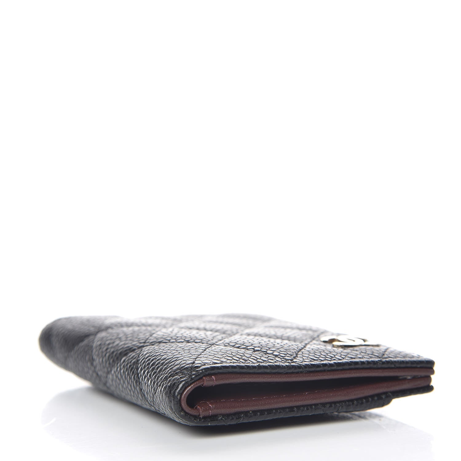 Chanel Caviar Quilted Card Holder Wallet Black 4 of 8