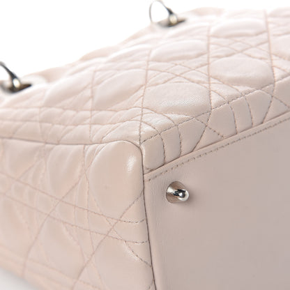Christian Dior Lambskin Cannage Medium Lady Dior Light Pink 15 of 32