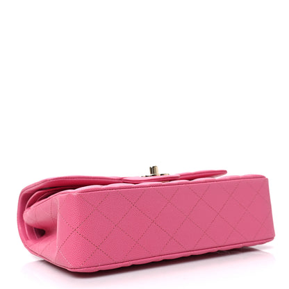 Chanel Caviar Quilted Small Double Flap Pink 4 of 8