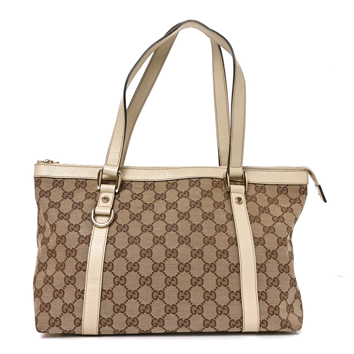 Gucci Monogram Medium Abbey Tote Off White 1 of 9