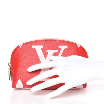 Louis Vuitton Monogram Giant Cosmetic Pouch Rouge 2 of 8