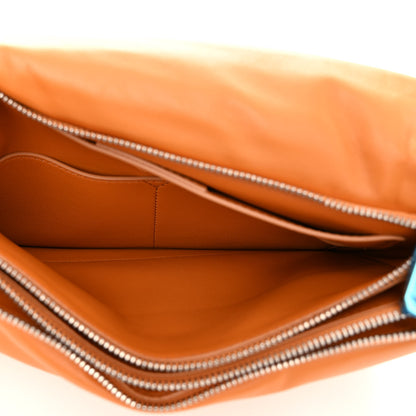 Salvatore Ferragamo Calfskin Small Viva Bow Shoulder Bag Orange 6 of 10