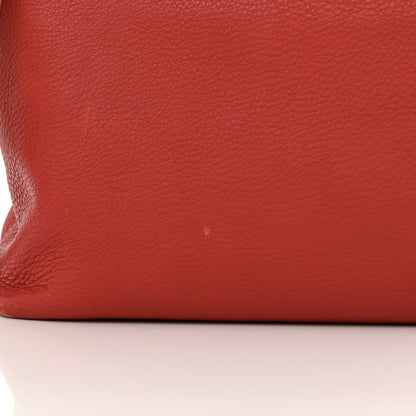 Prada Vitello Daino Tote Rosso 14 of 15
