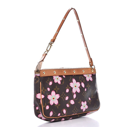 Louis Vuitton Monogram Cherry Blossom Pochette Accessories Brown 3 of 14