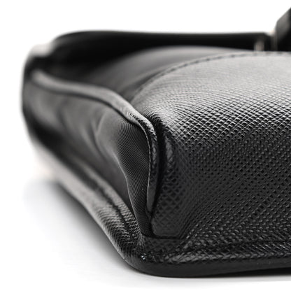 Prada Tessuto Nylon Saffiano Phone Case Crossbody Black 8 of 9