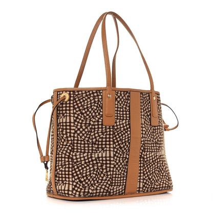 MCM Visetos Medium Liz Reversible Shopper Tote Cognac 12 of 21