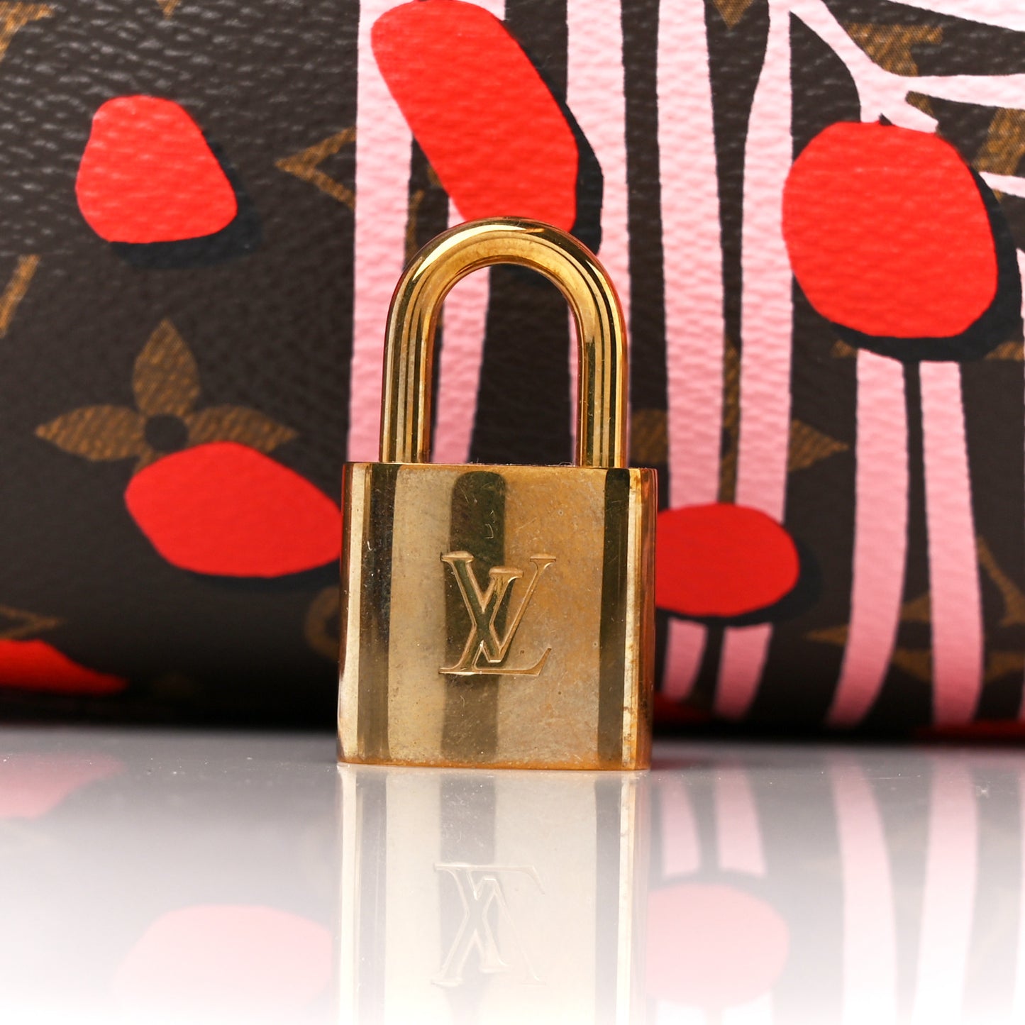Monogram Jungle Dots Speedy 30 Sugar Pink Poppy