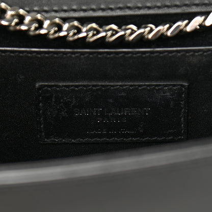 Saint Laurent Smooth Calfskin Medium Classic Monogram Kate Tassel Satchel Black 6 of 12