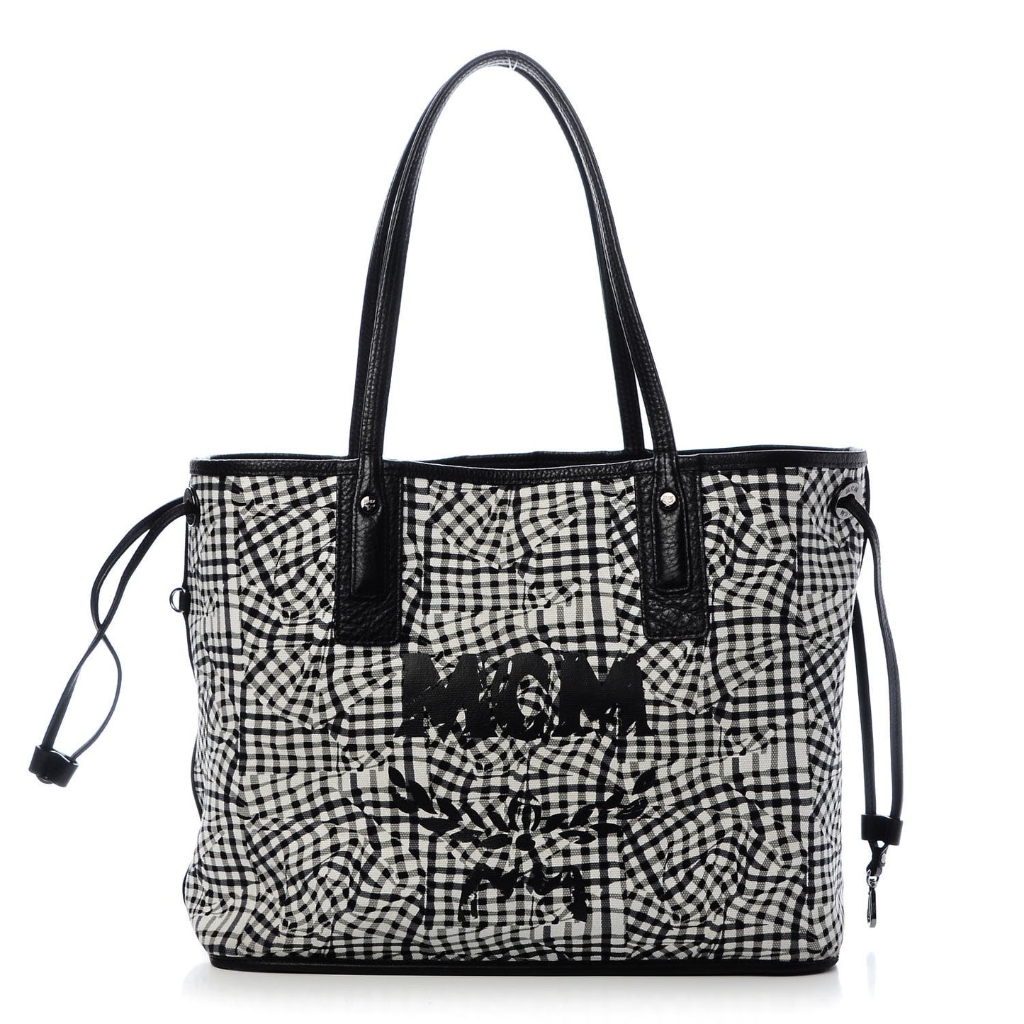 Visetos Medium Liz Reversible Shopper Tote Black