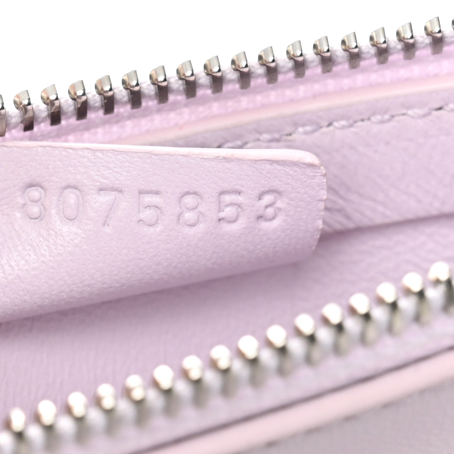 Calfskin Mini Shield Sling Bag Pale Lavender