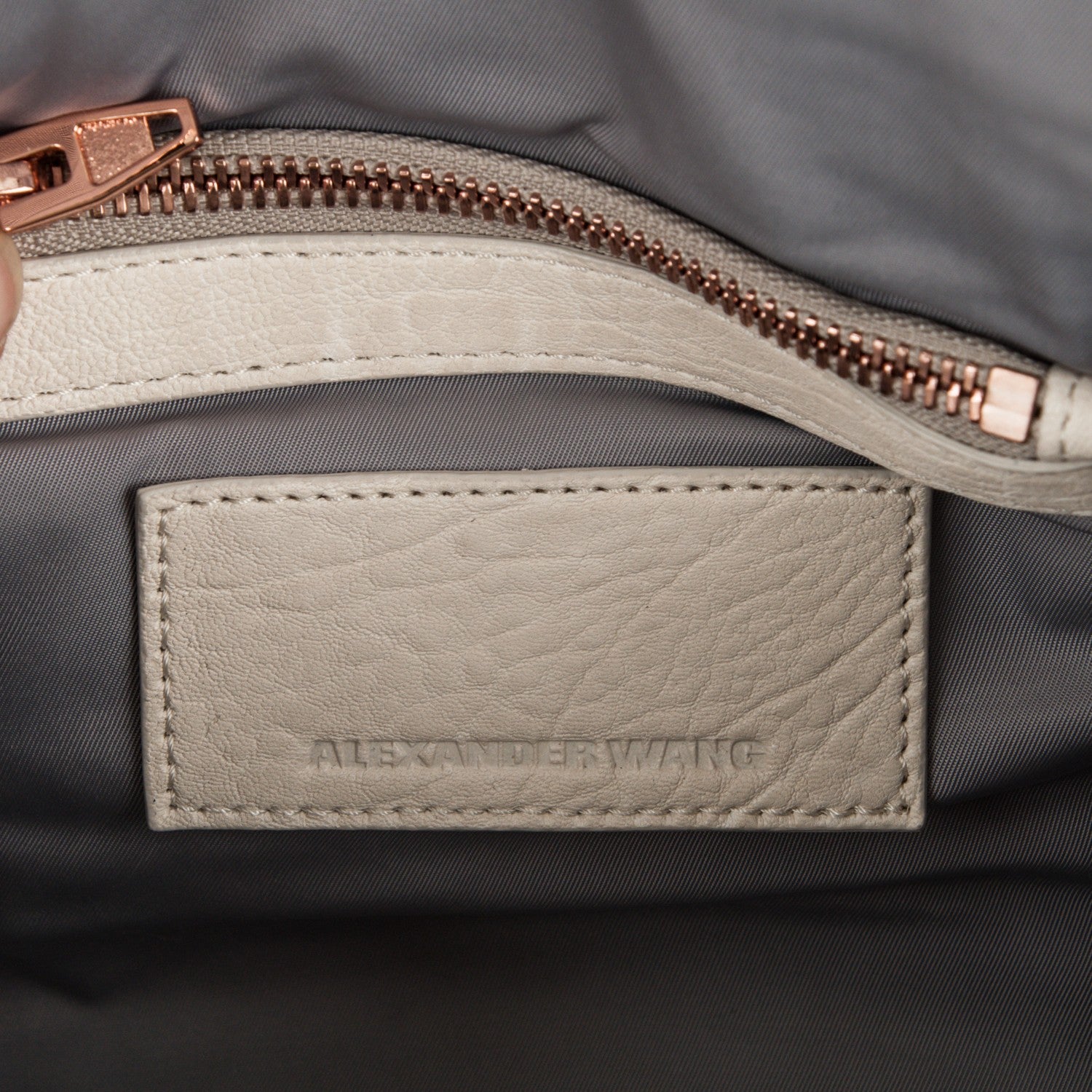 Alexander Wang Pebbled Lambskin Mini Rockie Opaline Rose Gold Hardware 6 of 6