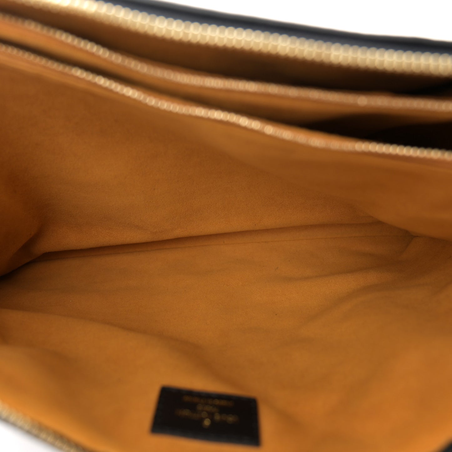 Lambskin Embossed Monogram Coussin MM Black