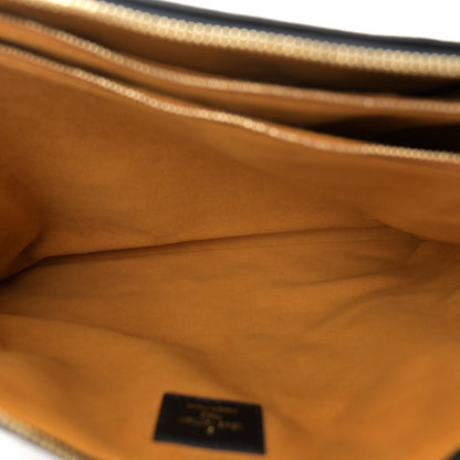 Louis Vuitton Lambskin Embossed Monogram Coussin MM Black 7 of 12